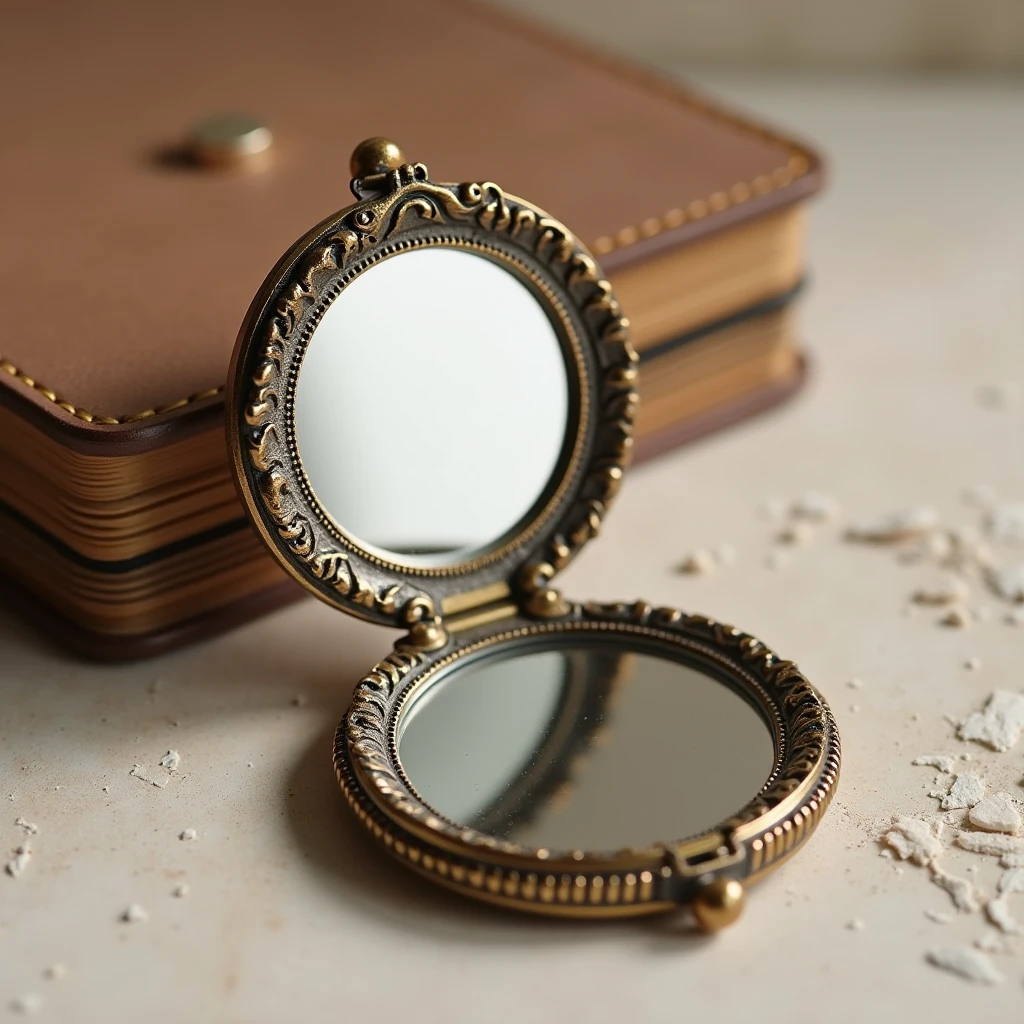 Klassieke ronde spiegel